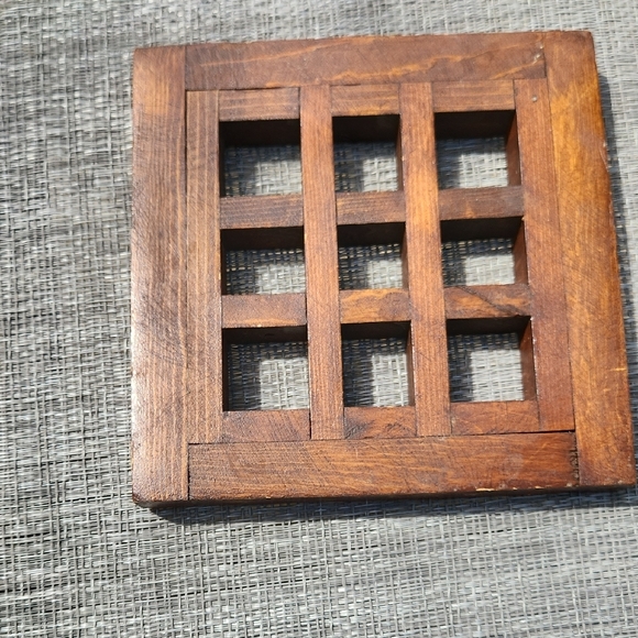 Rustic Wooden Trivet Decor - Picture 3 of 12